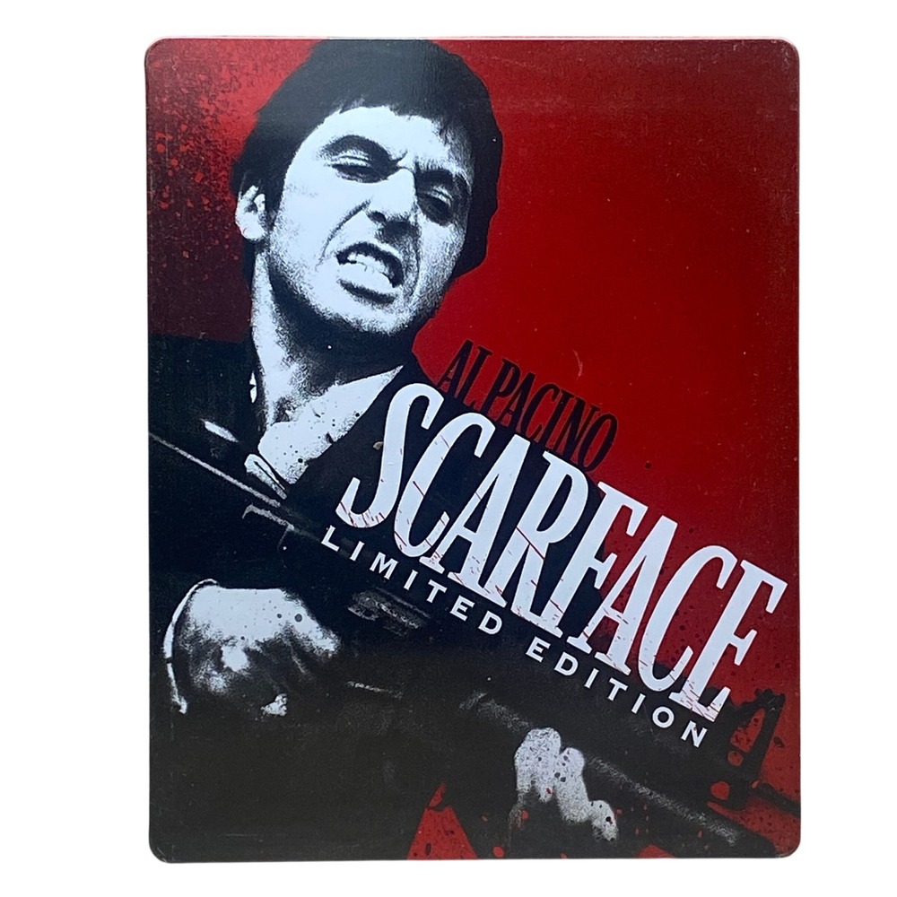 Scarface Limited Edition Steelbook Blu-ray DVD Sealed Art Al Pacino 2017313 Red